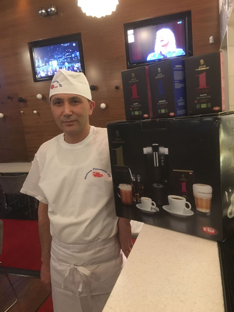 Restaurang Oh Mamma Mia <br>Vinnaren  av Espressobryggaren på Tabasco tävlingen v. 2