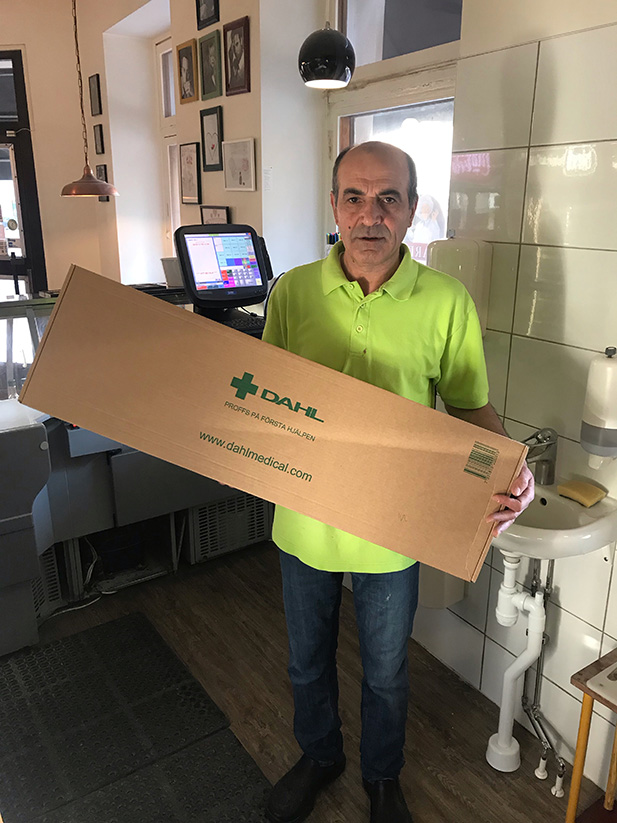 Ricardos (kiziltepe) Pizzeria <br>är vinnare av Förbandstavla med Arla vid lotteriV43 Vinnande lila lott Serie F nr 64