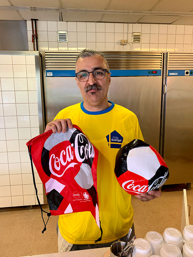 Restaurang Lilla Italien <br>är vinnare av Coca Cola Sverige kit V21